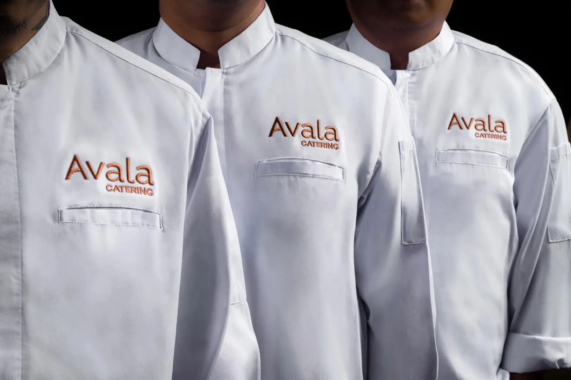 Avala chefs in branded whites